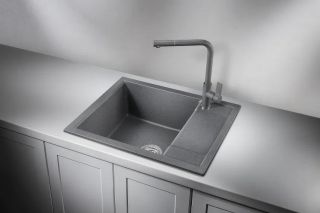 Мойка кухонная Granula 6002, ГРАФИТ